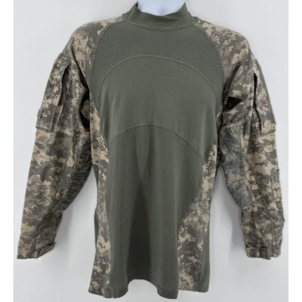 MASSIF ACS Army Combat Shirts Men's Medium Digital Camo Flame Resistant Lot of 2